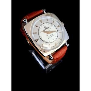 Vintage Roamer Men's Leather Mechanical Watch RARE
